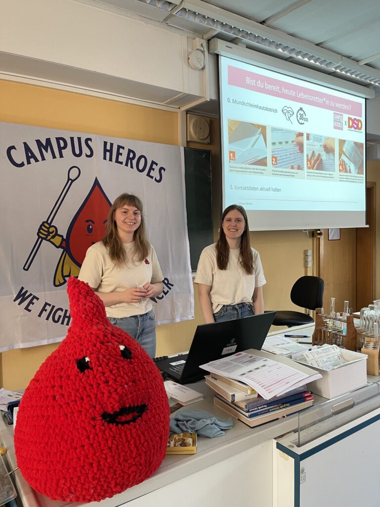 Schüler*innen retten Leben – Registrierungsaktion am Humboldt-Gymnasium